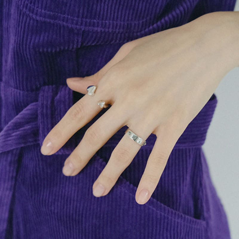 Pinaf Plant Heart Ring