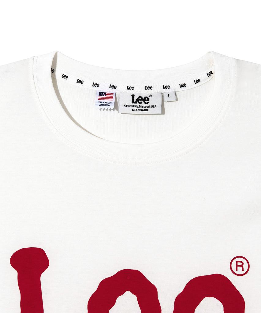 LEE Big Twitch Logo T-Shirt Red