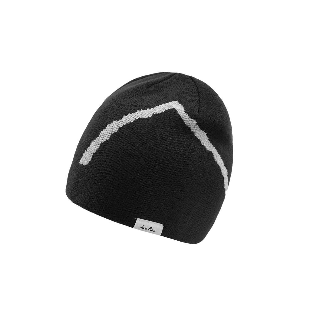Pullover Knitted Hat Clip Label Wool Hat Men's Winter Big Head Circumference Warm Cold Hat Wool Hat Women's Winter Hat