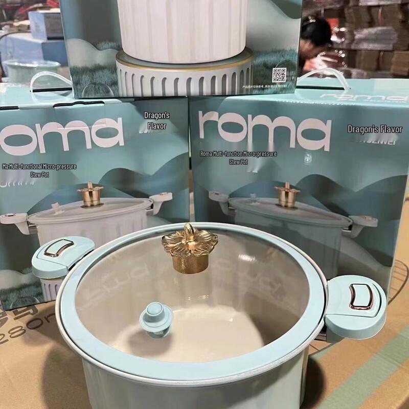 Индукционная суповая кастрюля ZISIZ с двумя ручками