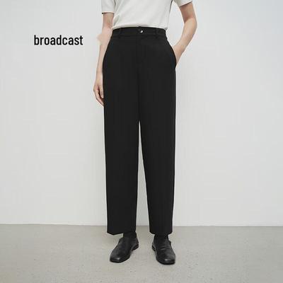 Women's Loose Fit Suit Trousers