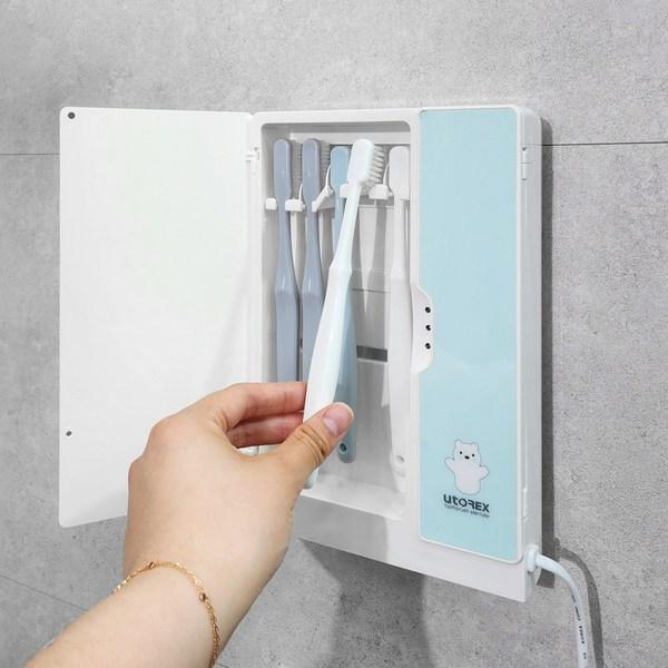 Utorex Polargom Household Toothbrush Dryer Sterilizer UTC-9250W, Aquamint