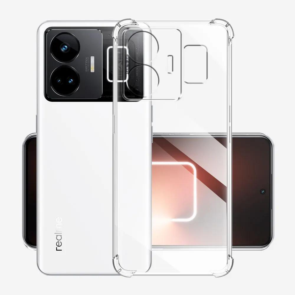 For OPPO Realme GT3 Case Clear Shockproof Silicone Soft Phone Cover Cases For Realme GT 3 Coque For Realme GT3 Transparent Funda