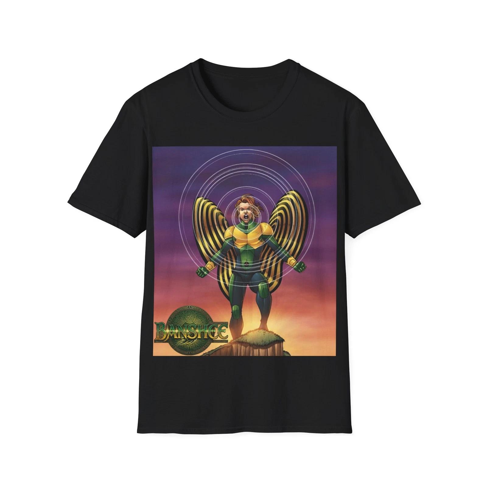 Banshee T Shirt Marvel X Men Celtic Sonic Tee S