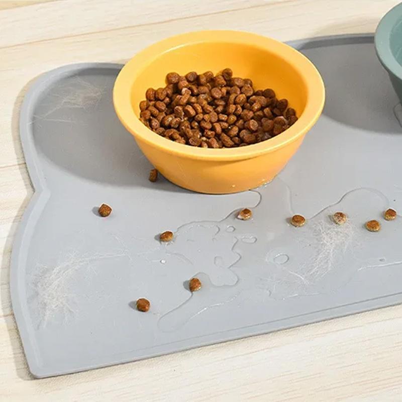 Pet Supplies Silicone Pet Mat Pet Food Feeding Mat Waterproof Dog Cat Bowl Food Mat Puppy Feeder Tray Water Mat Placemat