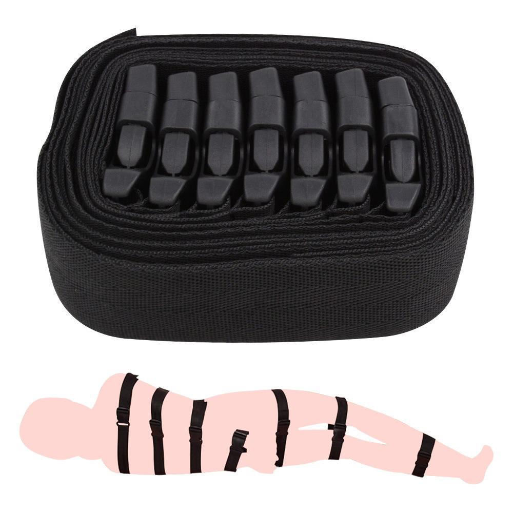 7KS Sex Lano SM Otrok Sex Hračky Sady Bondage Hrací Sady Pár Bondage Omezení Nastavitelná Pouta Kotník Dospělá Hra Sexuální Hračka