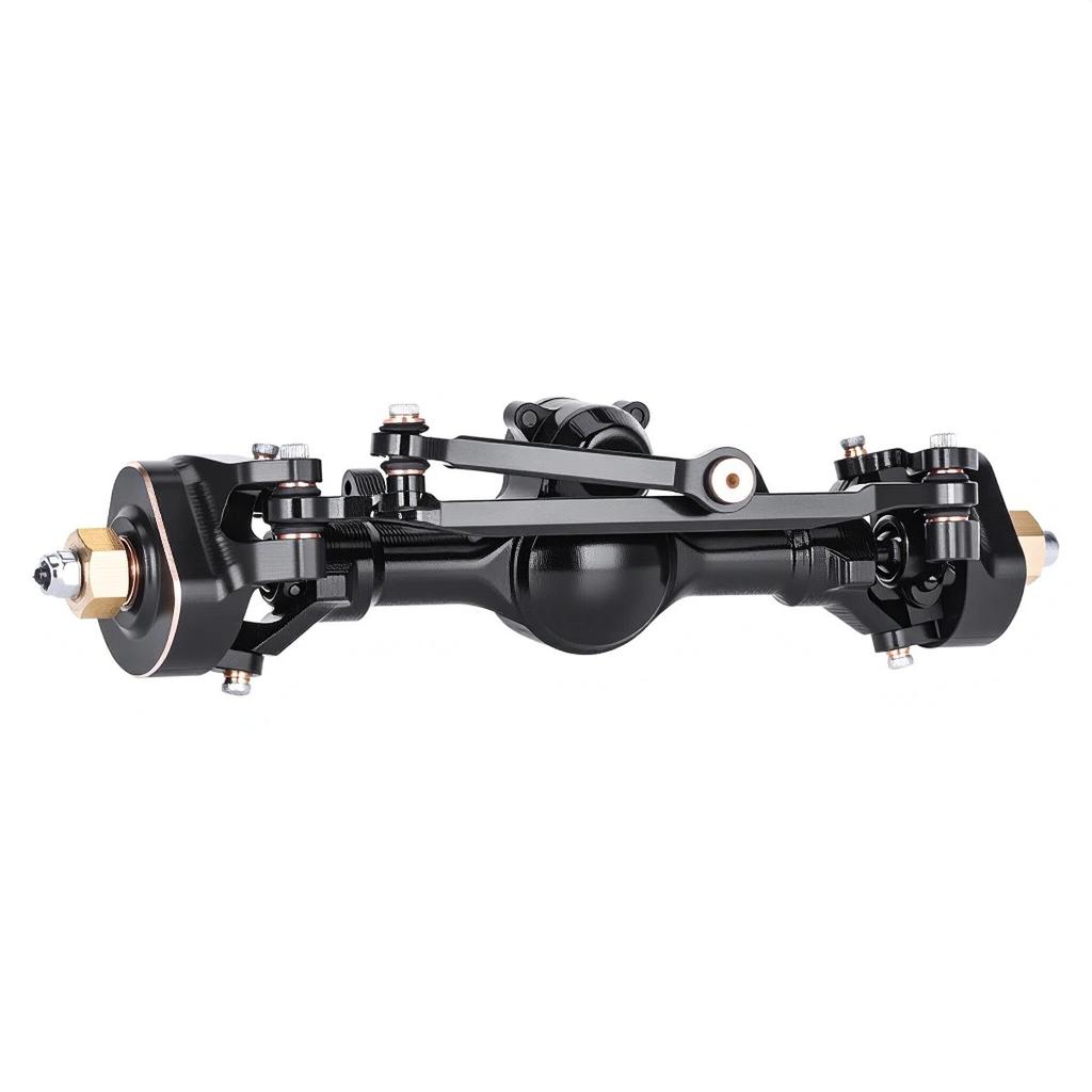 1/24 RC Crawler Special Planetary Front Rear Axle 52° Brass Steering Knuckle for Axial SCX24 C10 JLU Parts