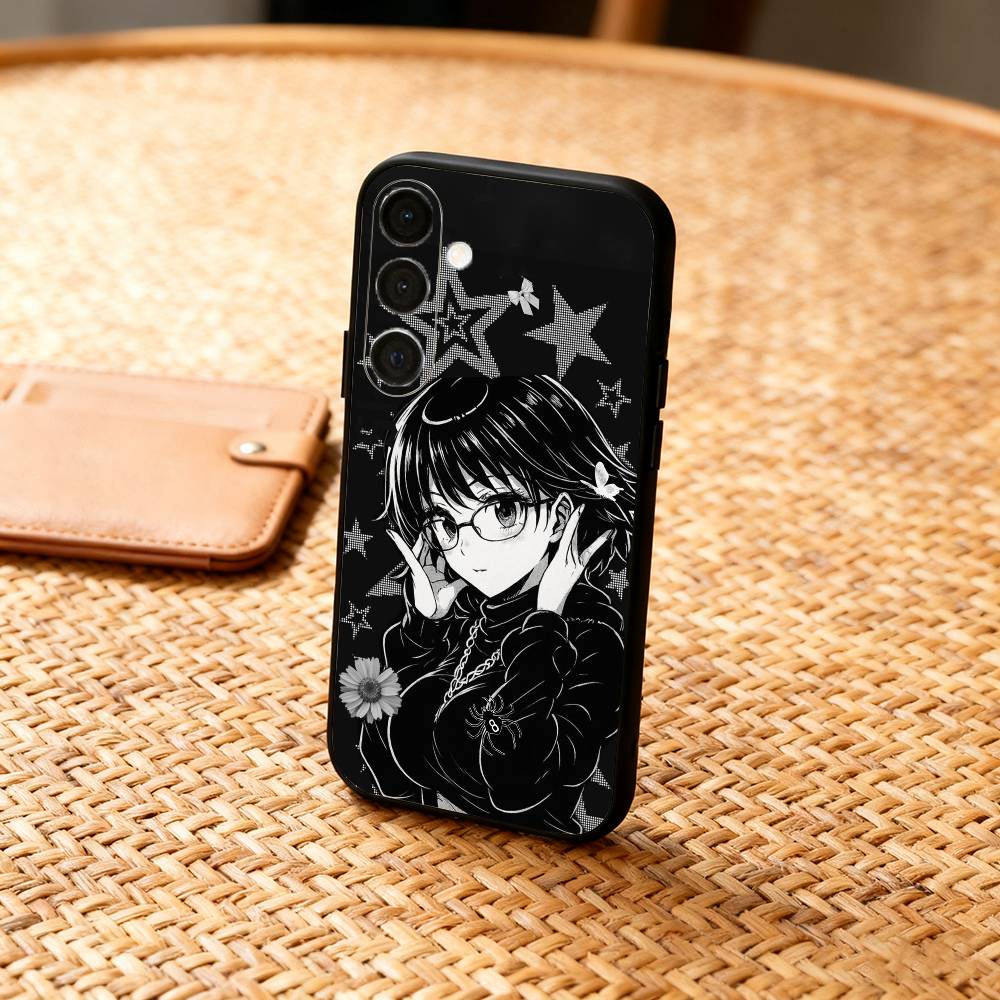 S-Shizuku H-Hunter M-Murasaki Phone Case For Samsung A73,72,71,53,52,51,22,91,80, Soft Black Cover