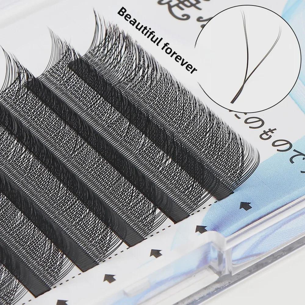 0.05yy Geflochtene Netz Falsche Wimpern: Y-förmig kreuzmusterartig zum Veredeln