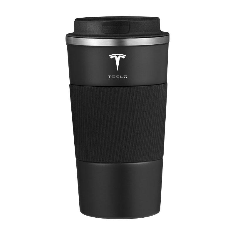 Car Vacuum Flasks Coffee Cup Travel Portable Insulated Bottles For Tesla Model S Model X Model Y Model 3 Roadster SpaceX Accessory