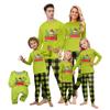 Christmas Print Cute Family Set Pajamas, Home Clothes, Family Set Long Sleeve Top Pants Set