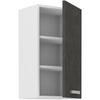 Wall Unit with 1 Hinged Door - Matt Grey - L 40 X D 31.6 X 72 Cm - LASSEN
