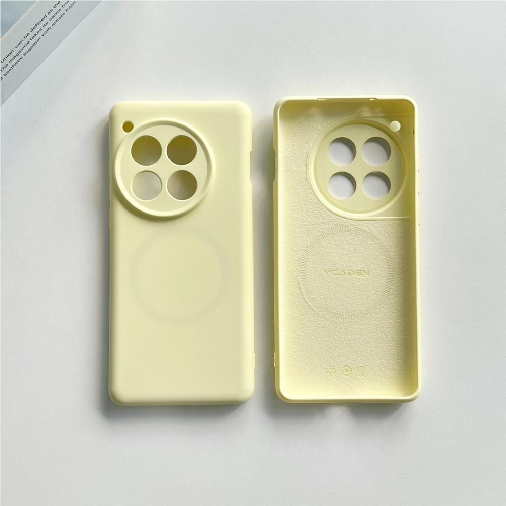 For Wireless Charging Magsafe Soft Liquid Silicone Phone Case For Oneplus 13 12 ACE 5 Pro Magnetic Slim Camera Protection Cover