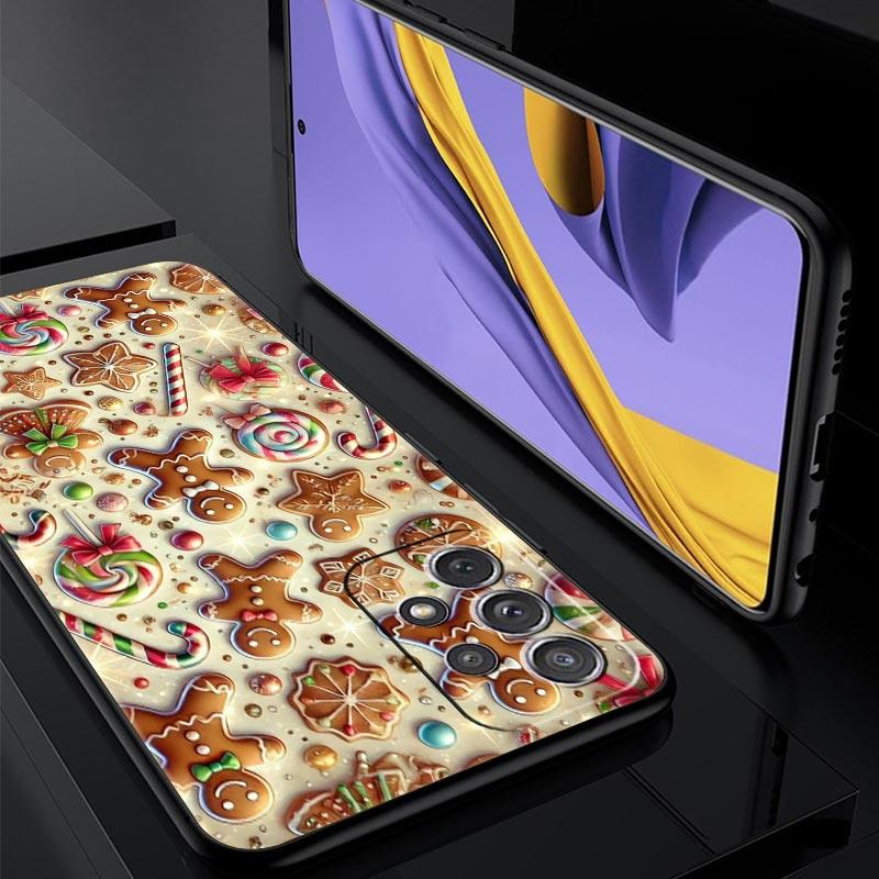 New Year Christmas Phone Case for Samsung Galaxy A55 A35 A17 A07 A15 A13 A25 A51 A71 A72 A73 A32 A52 A52S A41 5G Soft TPU Shell
