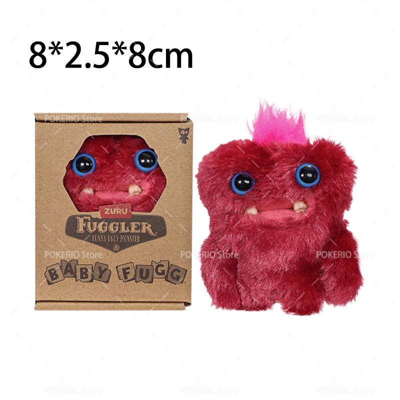 Hot Fuggler Teeth Monster Plush Doll Little Monsters Baby Series Funk Teeth Treasure Ugly Monster Collectible Toys Holiday Gifts