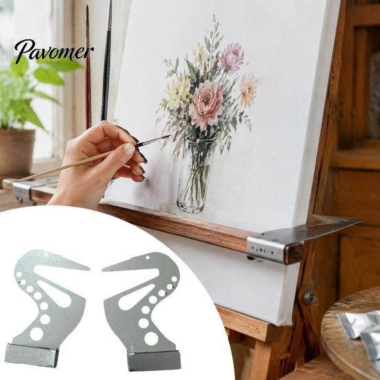 Painting Wrist Support Stand 2Pcs Artist Hand Bridge, Adjustable Easel Rest Bar, Drawing Metal Stabilizer Tool for Craft Projects