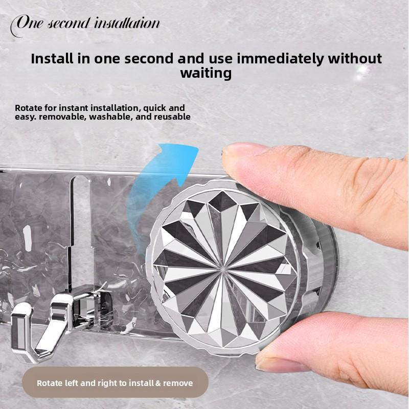 Suction Cup Hook, Household Water Corrugated Row Hanging Clothes Hook, Bathroom and Toilet Strong Non-drilling, Traceless Adhesive Hook