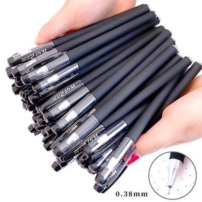 10 Stück hochwertige 0,5 0,38 mm klare Kugelschreiber mit flüssiger Tinte für Schüler, Schule, Büro