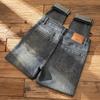 Autumn 2025 Slim Fit Men's Retro Nostalgic Jeans - Mid-High Waist, Straight Leg, Trendy Style