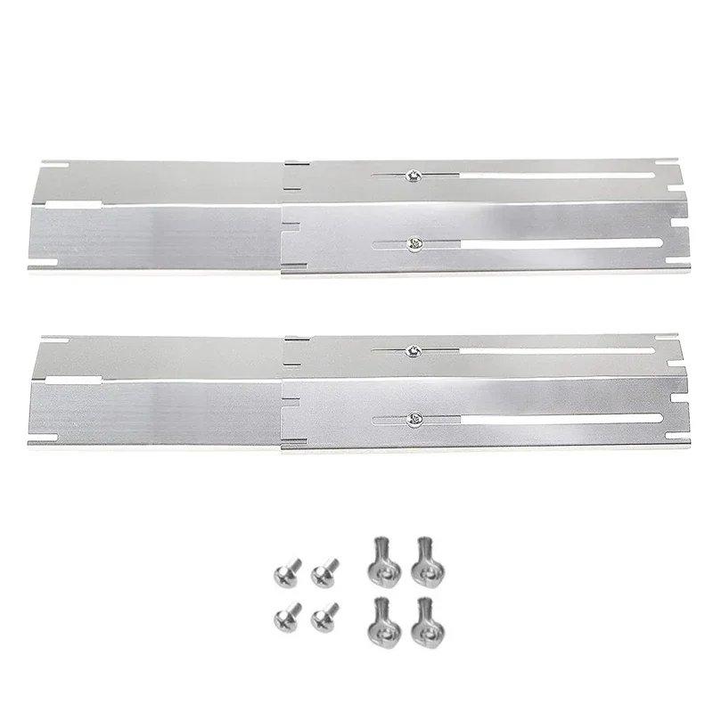 Universal Adjustable Tent Shield Stainless Steel Heat Plate Grill Burner Cover Heat Tent Grill Repair Kits for Gas Grill