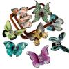 Gradient Color Hair Claw Simulated Butterfly Colorful Ponytail Clip Elegant Big Hair Clip