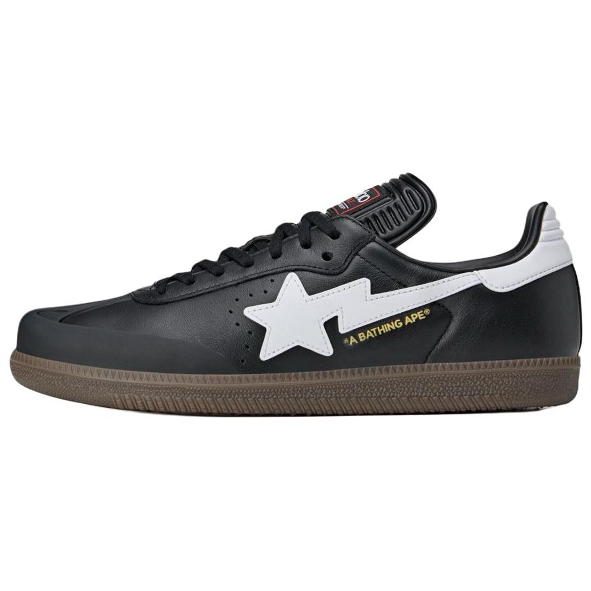 

adidas BAPE x Samba Черно-белые кроссовки унисекс JR9246 42⅔