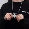 Women's Luxe Four-Leaf Clover Necklace: Autumn/Winter Titanium Steel Pendant On Simple Long Sweater Chain