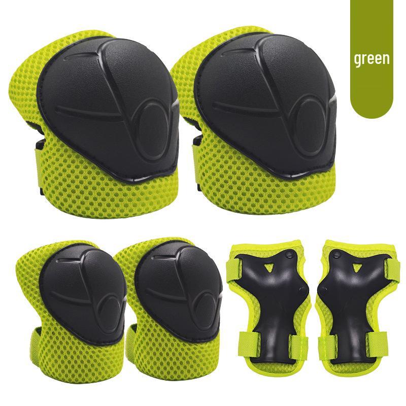 7-teiliges Rollschuh-Schutzausrüstungsset für Kinder: Helm, Knie- und Handgelenksschützer