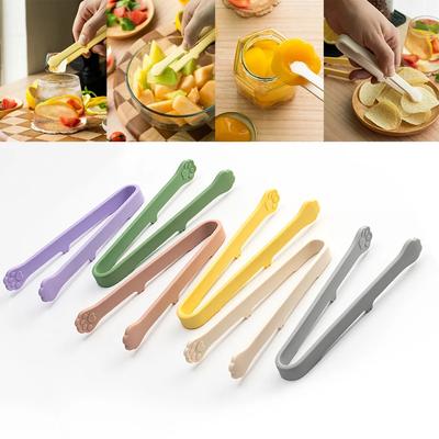 Pinze per toast in silicone Pinze per sottopentola per pinze da cucina Morsetto per clip da cucina antiscivolo Utensili per insalata per barbecue Accessori per la cucina alla griglia