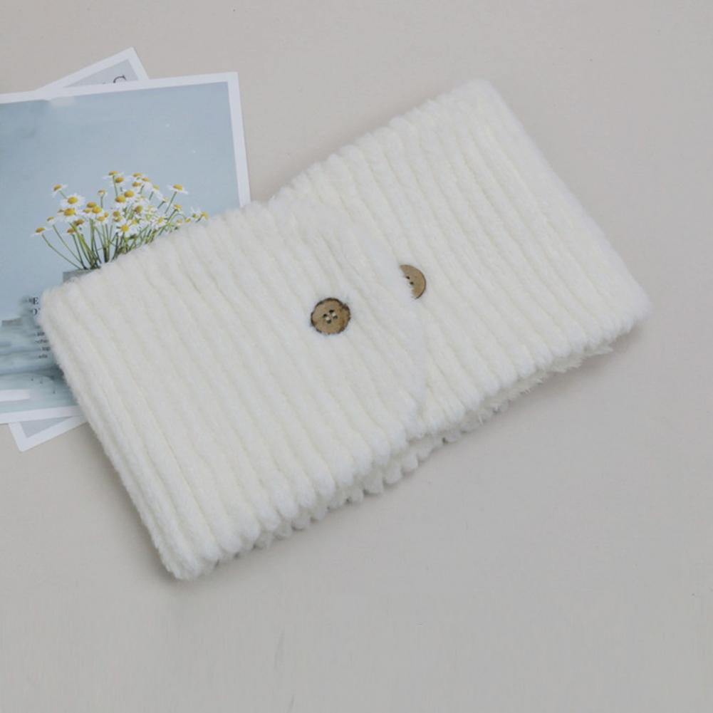 Hřejivá šála Unisex šála Útulná zimní šála pro muže ženy Měkký fleecem podšitý nákrčník se zapínáním na knoflíky pro pohodlí v počasí