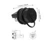 2PCS Durable RJ45-180° RJ45 Adapter Waterproof IP67 Waterproof Coupler 180 Degree Connector Outdoor Environments