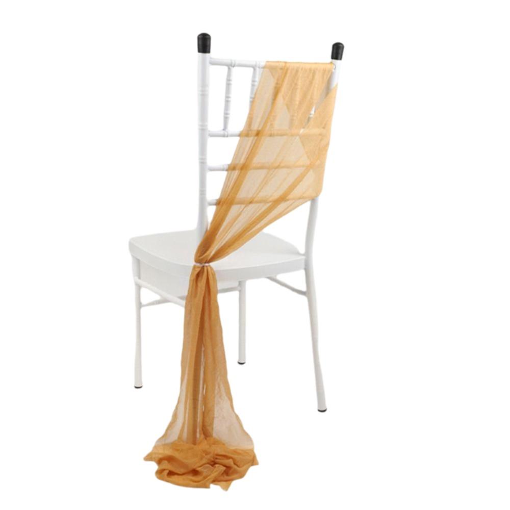 

Polyester Chair Sash Wrinkle-Free Romantic Event Ambiance Draping Fabric Versatile 9Ft Wedding Aisle Decorations Home Decoration