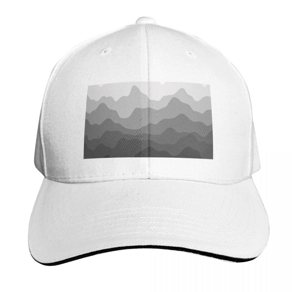 Grey mountains Baseball Cap Beach Bag Horse Hat Luxury Unisex Hat hard hat Womens Hats For The Sun Unisexs