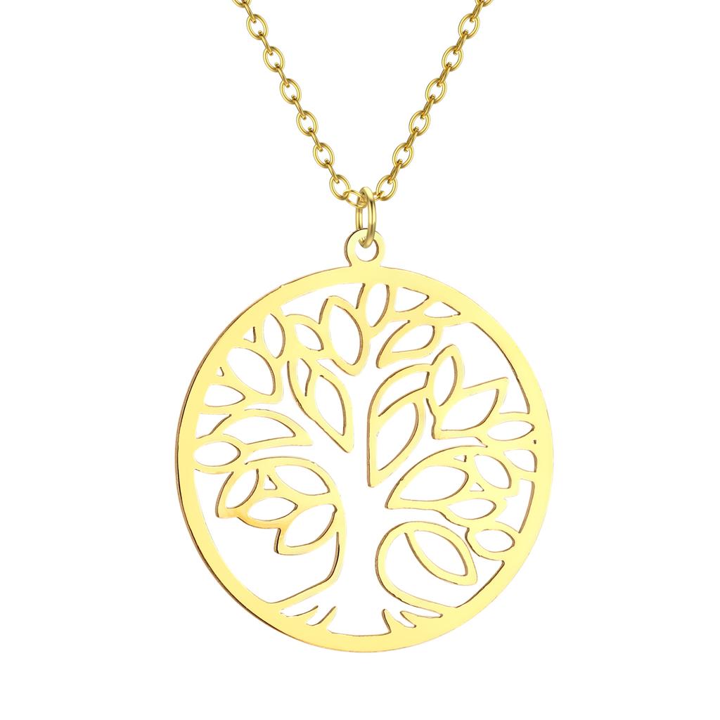 Kinitial Cactus Saturn Planet Infinity Lips Bird Landscape Sun Mountain Stainless Steel Pendant Necklace For Women Jewelry Gift