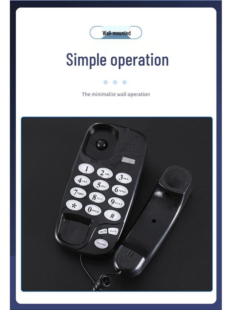 Waterproof Dual-Use Landline for Office & Bathroom