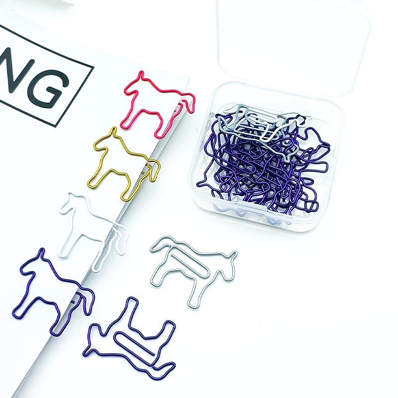 Unicorn-Shaped Colorful Animal Paperclip - Creative and Irregular Design