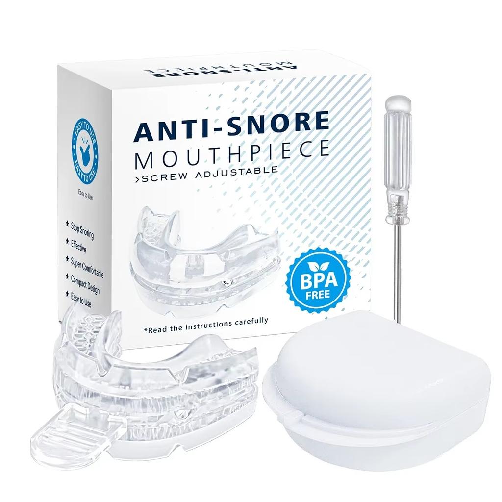 Durable And Safe Adjustable Anti Snoring Mouth Guard Anti-Snoring Mouthpiece Sleeping Devices Bruxism Snoring Stopper Improve Sleep Mouthpiece