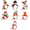 Xmas Santa Claus Hair Hoop Gingerbread Man Headband Snowman Hairband Holiday Party Headbands Christmas Photo Props