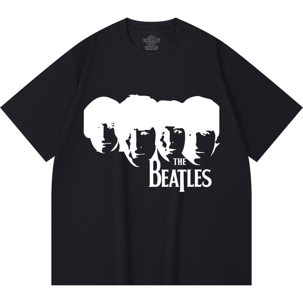 230 Gsm 100% Cotton Heavy Metal T-Shirt Rock Band Popular Music Print Unisex Heavy Cotton T Shirt