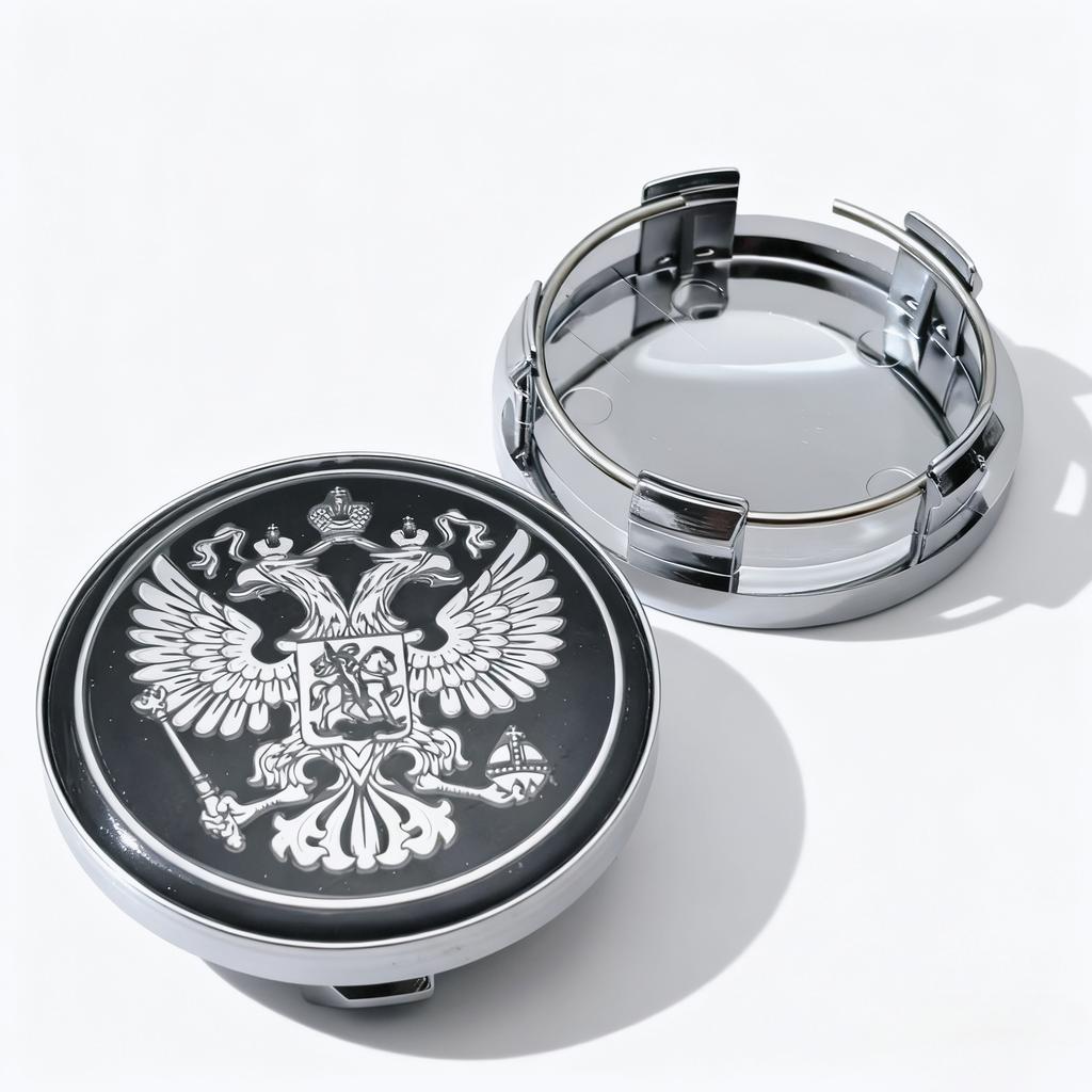 4pcs Russian Coat of Arms Logo Emblem Car Wheel Center Caps 58MM 54MM Wheels Hub Cap Rim Hubcaps Dust Cover Replace Accessories