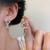 Exquisite Zircon Fishtail Earrings: Elegant Crystal Ball Ear Jewelry for Women