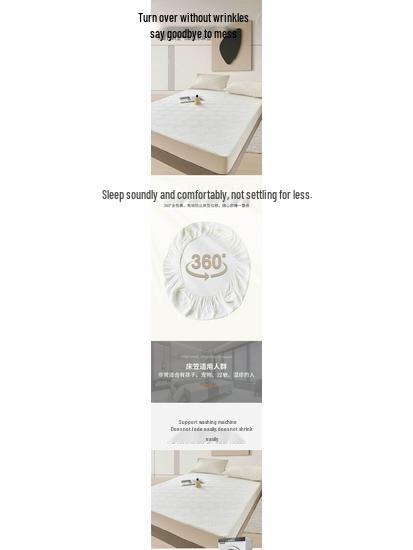 Waterproof Quilted Incontinence Mattress Cover with Anti-Mite Protection
