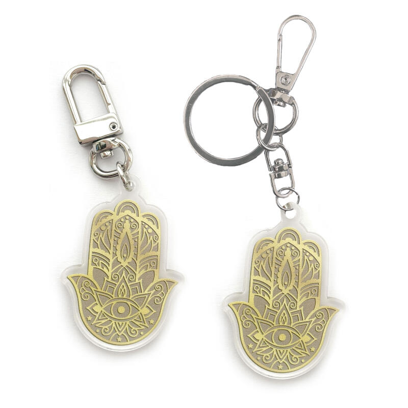 

Hamsa Acrylic Keyring O-ring