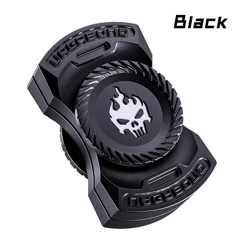Fun 3-In-1 Game EDC Fidget Toys Personalized Skeleton Ghost Fidget Spinner Alloy Fidget Slider Stress Release Toy Sound Coin Toy
