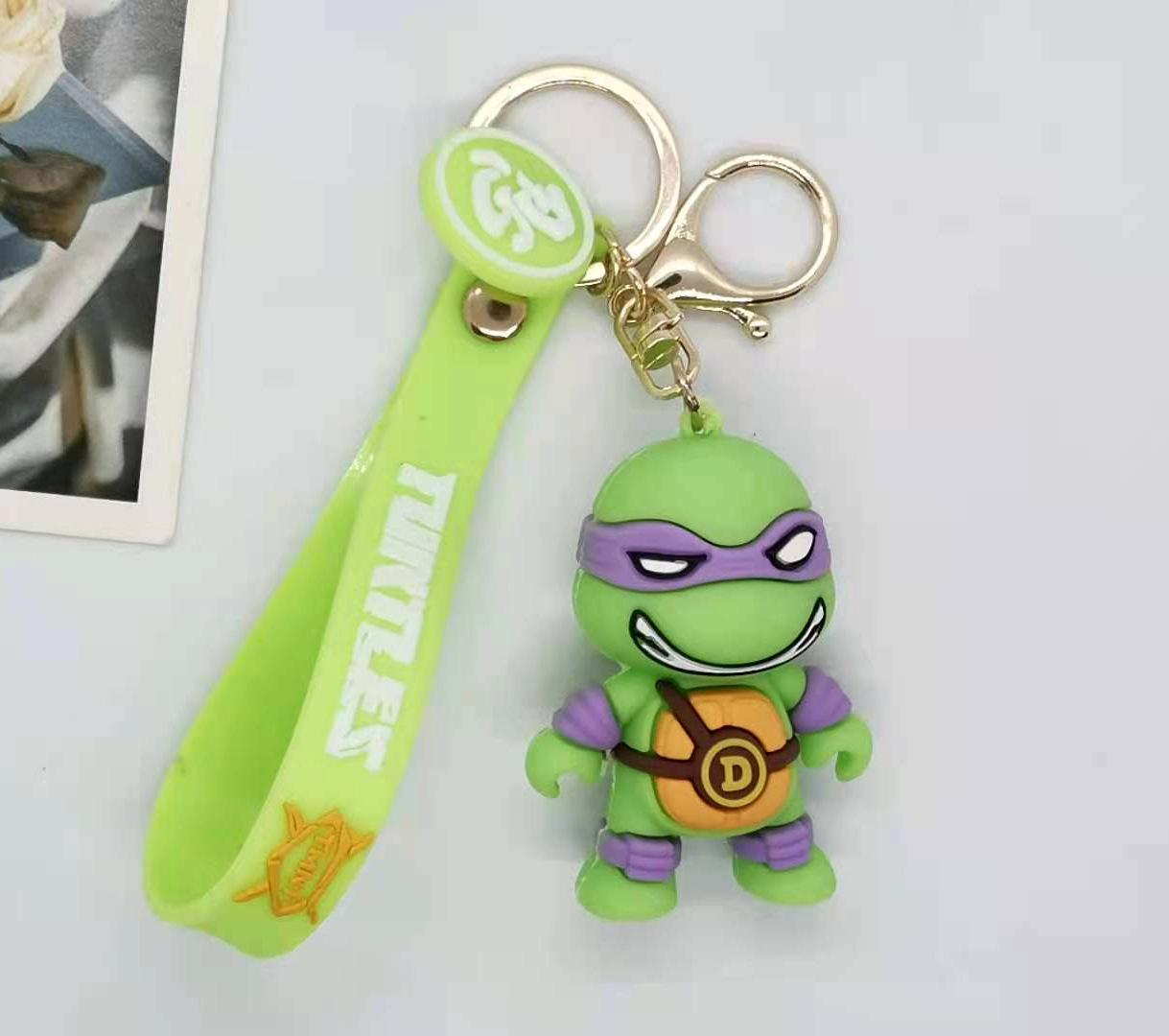

Creative Cartoon Ninja Turtle Keychain Bag Car Keychain Small Gift Wholesale Y2k Fashion Toys Anime Cartoon Frind Kawaii Cute