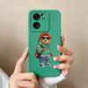 For Xiaomi 13T Pro Phone Case Cool Bear High Quality Liquid Silicone Full Coverage Anti Drop Funny Bumper For Xiaomi13T 13TPro