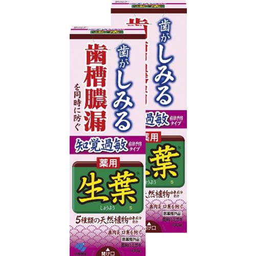 

[Bulk Purchase] Fresh Leaf (Shoyo) Medicated Toothpaste for Sensitive Teeth, Prevents Periodontal Disease, Herbal Mint Flavor, 100g x 2 Packs