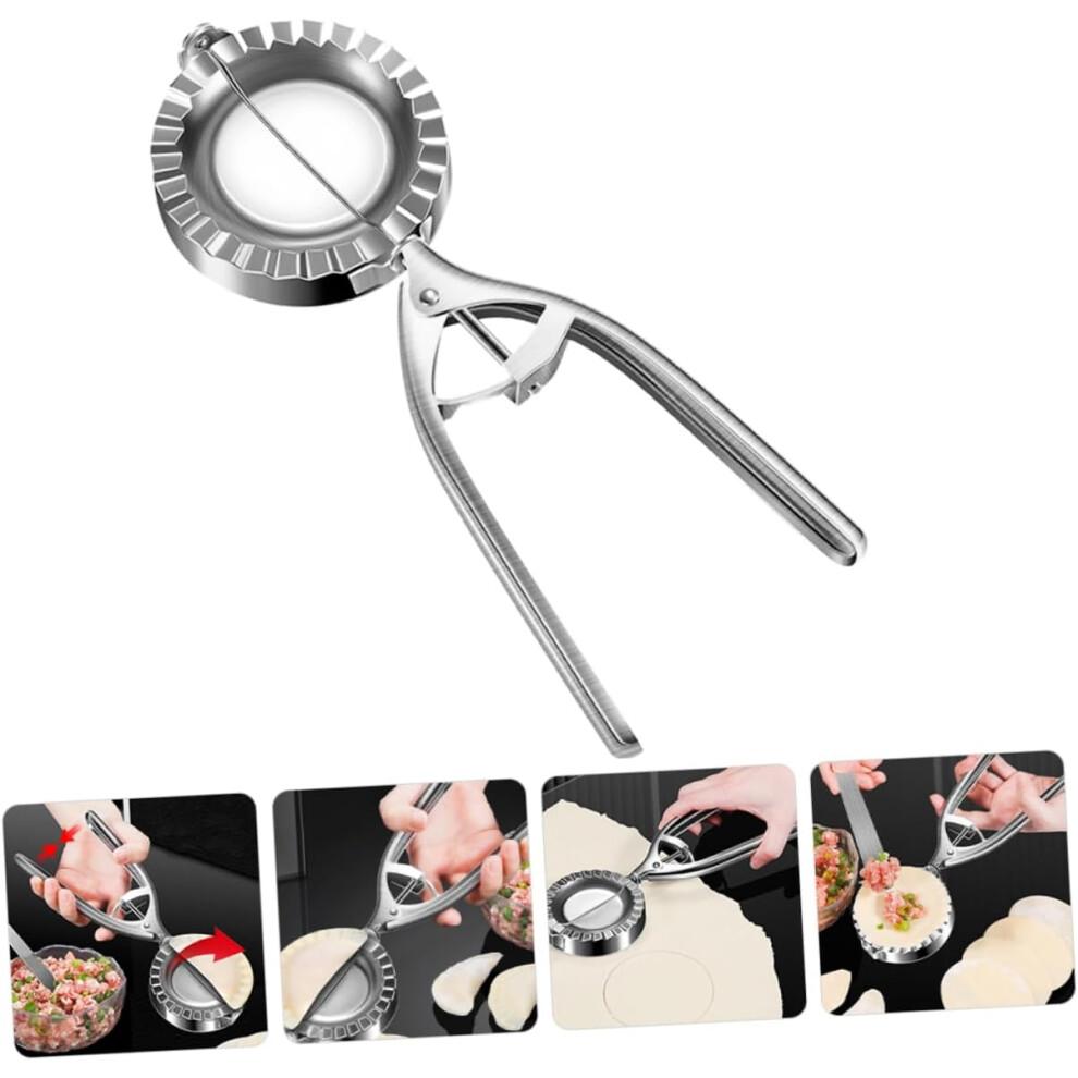 Stainless Steel Dumpling Maker - Easy-to-Use Knödel Forming Tool for Kitchen, Adjustable Size and Durable Design
