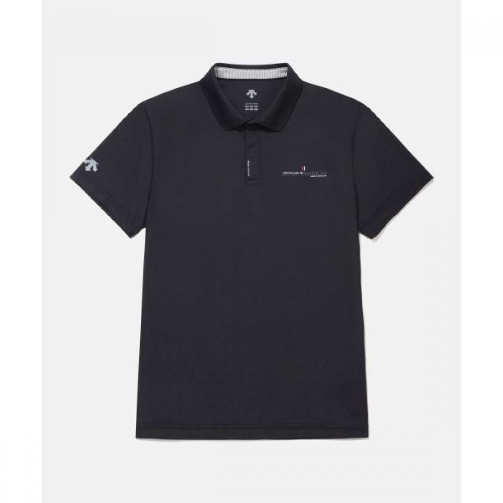 

DescenTe Gbr Sco Graphic Polo T shirT Black BLK0BLACK/100