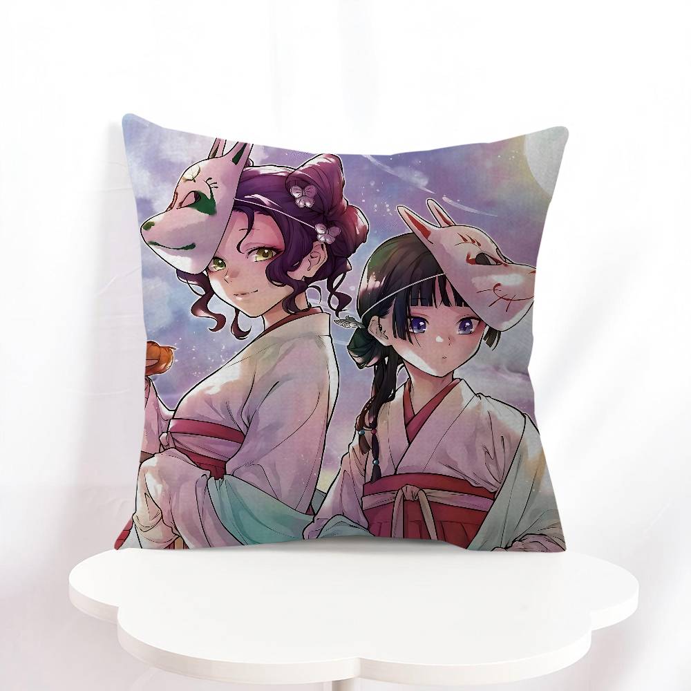 

The A-Apothecary Diaries Stitch Lucky Dragon Pillow Cover Sofa Cushion Cover Home Room Decoration Children Gift 16x16Inch